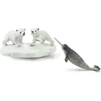 Schleich Wild Life 42531 Glisse de l'ours polaire 42531