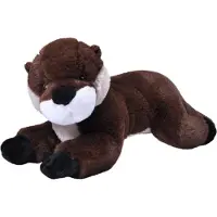 Wild republic Ecokins River Otter Animal en peluche Cadeaux respectueux de 12 pouces pour enfants artisanaux en peluche l'aide de 16 bot d'eau