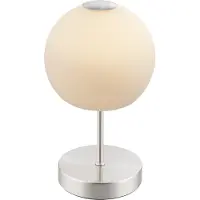 Globo Lampe de table Trude nickel