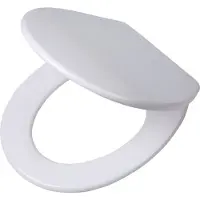 Tiger Siège WC Boston en plastique thermodurci blanc/chrome, 252960346