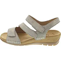 Gabor Femmes, Sandales, Dames Sandalen 63.734.62 Platina - Maat 37, Gris, (37)
