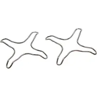 Fackelmann Lot de 2 grilles de bruleur pour appareil de cuisson Tecno