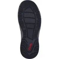 Rieker Chaussons de ville pour hommes, modèle pantoufle, couleur noire, pour un usage décontracté