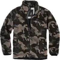 Brandit Veste en polaire bleu fumé / gris / anthracite / greige / vert foncé