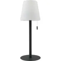 LINDBY - Azalea LED Portable Lampe de Table IP44 Blanc/Noir