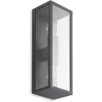 LINDBY Luminaire Extérieur , Peldar, dimmable, Noir, Balcon, Métal, Moderne