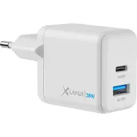 XLayer 219850 Powercharger 38W Ladeadapter weiß, 38 Watt