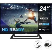 Smart Tech 24HN01V3CA TV 61 cm (24") HD Noir 200 cd/m²
