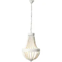 Brilliant Lampe Liba lustre à 3 branches blanc | 3x D45, E14, 18W, adapté aux lampes à gouttes (non incluses) | la chaîne peut être raccourcie