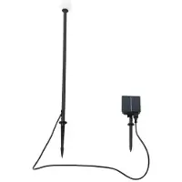 LINDBY - Freydis Lampe à cellule solaire w/Pointes de terre Noir