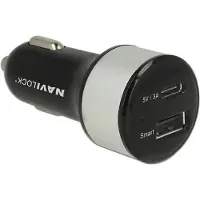 Navilock Chargeur de voiture USB C Allume-cigarette