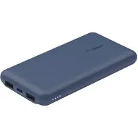 Belkin Batterie Externe - - 10K - 2 ports USB-A, 1 port USB-C - Recharge 15W - Couleur Bleu