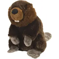 Wild republic Castor 20 cm en peluche brun Peluche