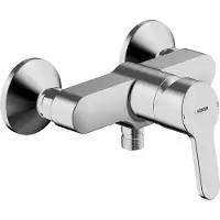 Hansa Armaturen GmbH Mitigeur monocommandé douche Hansaprimo pour montage mural, raccords S chromés
