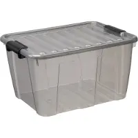 PLAST TEAM Vertriebs GmbH plast team 22320805 plast team Boîte de rangement HOME BOX, 30 litres, gris-