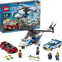 LEGO CIT LA COURSE-POURSUITE EN HELICOPT