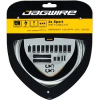 Jagwire Kit Câble Et Gaine De Dérailleur Double Plateau - Passage De Vitesses Fluide -