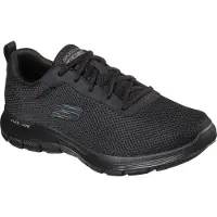 SKECHERS Baskets basses 'Flex Advantage 4.0' gris / noir