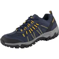 Hi-tec Hommes Jaguar Chaussures De Randonnée Marche Sport Montagne Bleu Marine/Amber/Noir 43