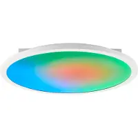Brilliant Ø 42 cm, 1900 lm, 3000-6500 K, IC-RGB, dimmable, aluminium, blanc Ø 42 cm, 1900 lm, 3000-6500 K, IC-RGB, dimmable, aluminium, blanc