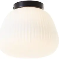 Brilliant Plafonnier Kaizen noir avec du blanc