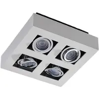 Arcchio Plafonnier , VINCE, dimmable, Blanc, Couloir, Aluminium, Moderne