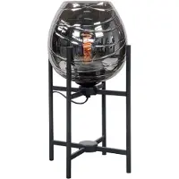 Highlight Lampe de table Fantasy Cadre noir avec verre