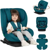 Lionelo Bastiaan i-Size Siège-auto de la naissance à 12 ans, de 0 kg à 36 kg, i-Size, Isofix + Top Tether - Bleu Indigo