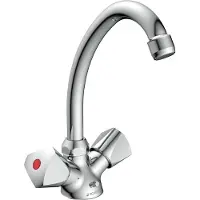 Schutte Carneo Robinet de lavabo - Mitigeur - avec vidange - Chrome