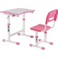 Vdd Bureau avec chaise de bureau fille - table à dessin - réglable en hauteur de manière ergonomique