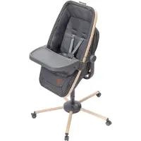 Maxi-Cosi Alba Chaise haute 3 en 1 - Chaise longue - Berceau - Beyond Graphite