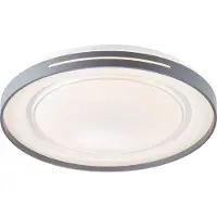 Brilliant Barty LED Applique et plafonnier 48cm blanc/gris foncé G97158/72