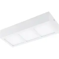 Eglo Lampe de plafond moderne Colegio Blanc rectangulaire