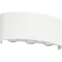 LINDBY Luminaires d'extérieur , Ithan, Blanc, Terrasse, Aluminium, Moderne