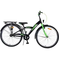 Volare Vélo enfant Thombike - Garçons - 26 pouces - Noir Vert