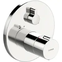 Hansa Home Élément apparent encastré pour baignoire avec robinet d'arrêt, BLUEBOX, chromé, 1 pièce.