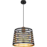 Globo Lighting Lampe suspendue rurale Ablona Ø 35 cm