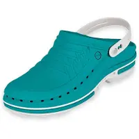 MSK Sabot Médical Wock Clog Steri-Tech Blanc Vert-Taille 37 - 38