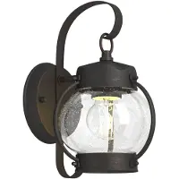 LINDBY Luminaires d'extérieur , Gerlo, dimmable, Brun / rouille, Balcon, Métal, Rustique