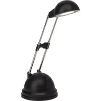 Brilliant Lampe de bureau noire Katrina avec LED