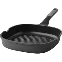 Berghoff Leo Line Poêle à griller recyclée en pierre antiadhésive - 26cm