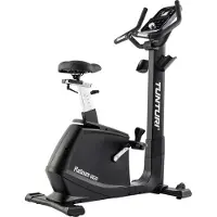Tunturi Vélo d'appartement Platinum E20 - Frein magnétique - Vélo d'appartement ergomètre - 48 niveaux de résistance - Capteurs de fréquence cardiaque intégrés - Accès facile - Réglable