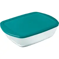 Pyrex Plat à four - avec couvercle - Cook & Store - 23 x 15 x 6 cm / 1.1 litre