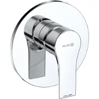 Kludi ZENTA SL Mitigeur monocommandé encastré pour douche, 28 l/min, 487550565, 487550565