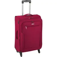 D & n lederwaren Ensemble de bagages vert clair / rouge