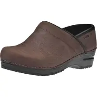 Sanita Sabot Médical pour Femme Sanita Original Prof Textured Oil Marron-Taille 35
