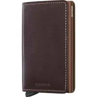Secrid Portefeuille Slimwallet, modèle Original, couleur chocolat