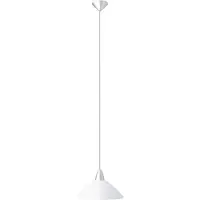 Brilliant Design Suspension Logo En blanc, 1-flamme, Ø35cm