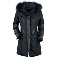 E.M.P. Merchandising Handelsgesellschaft Manteau d'hiver de - So Damn Obvious - S - XXL - pour Femme - noir - Taille M