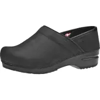 Sanita Sabot Médical pour Homme Sanita Original Prof Textured Oil Noir-Taille 48